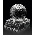 Match Play Crystal Golf Award (3 1/8"x4 1/8"x4")